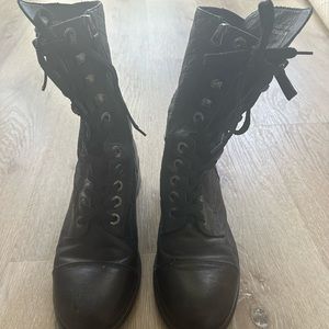 Chanel Combat Boots size 38